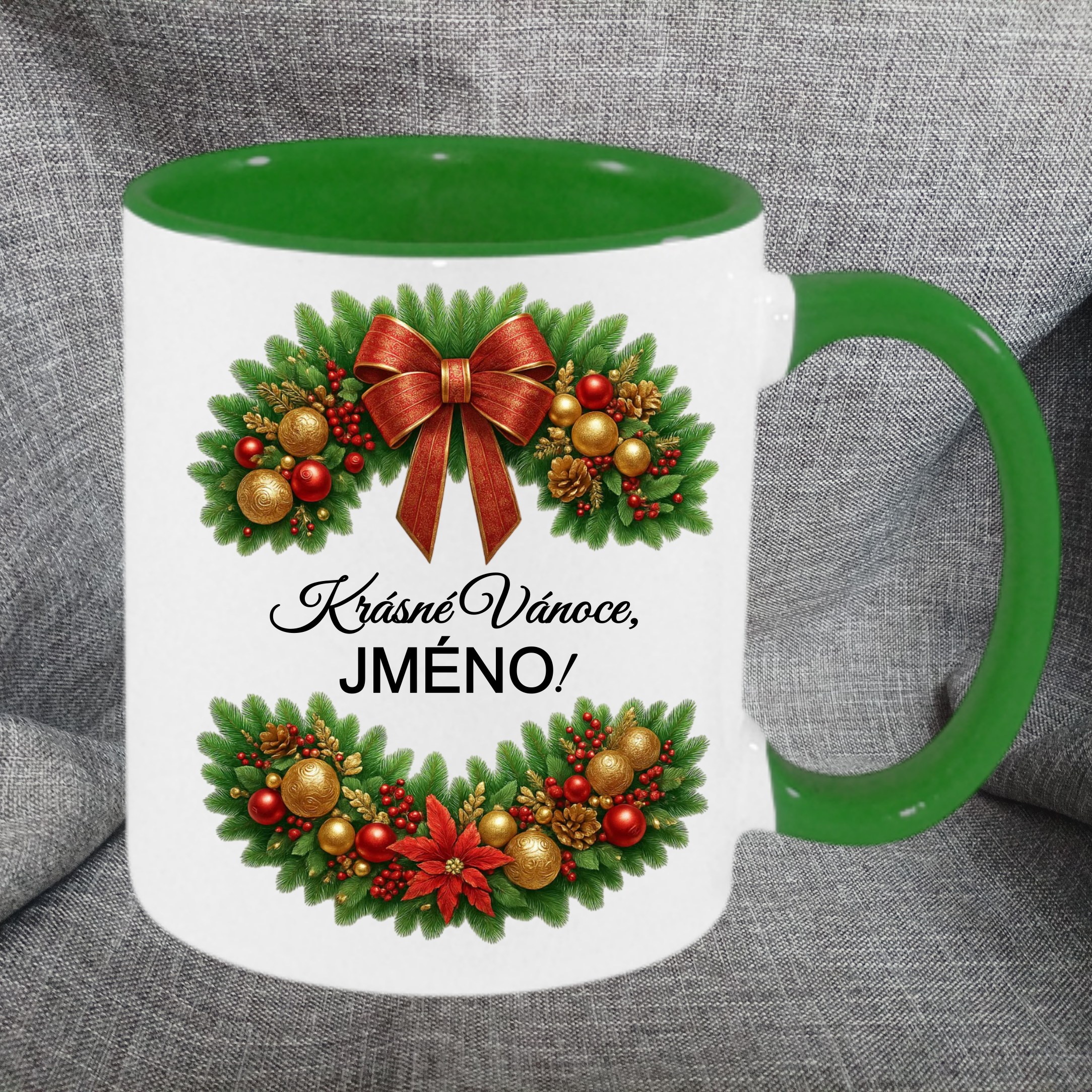 Vánoční hrnek se jménem